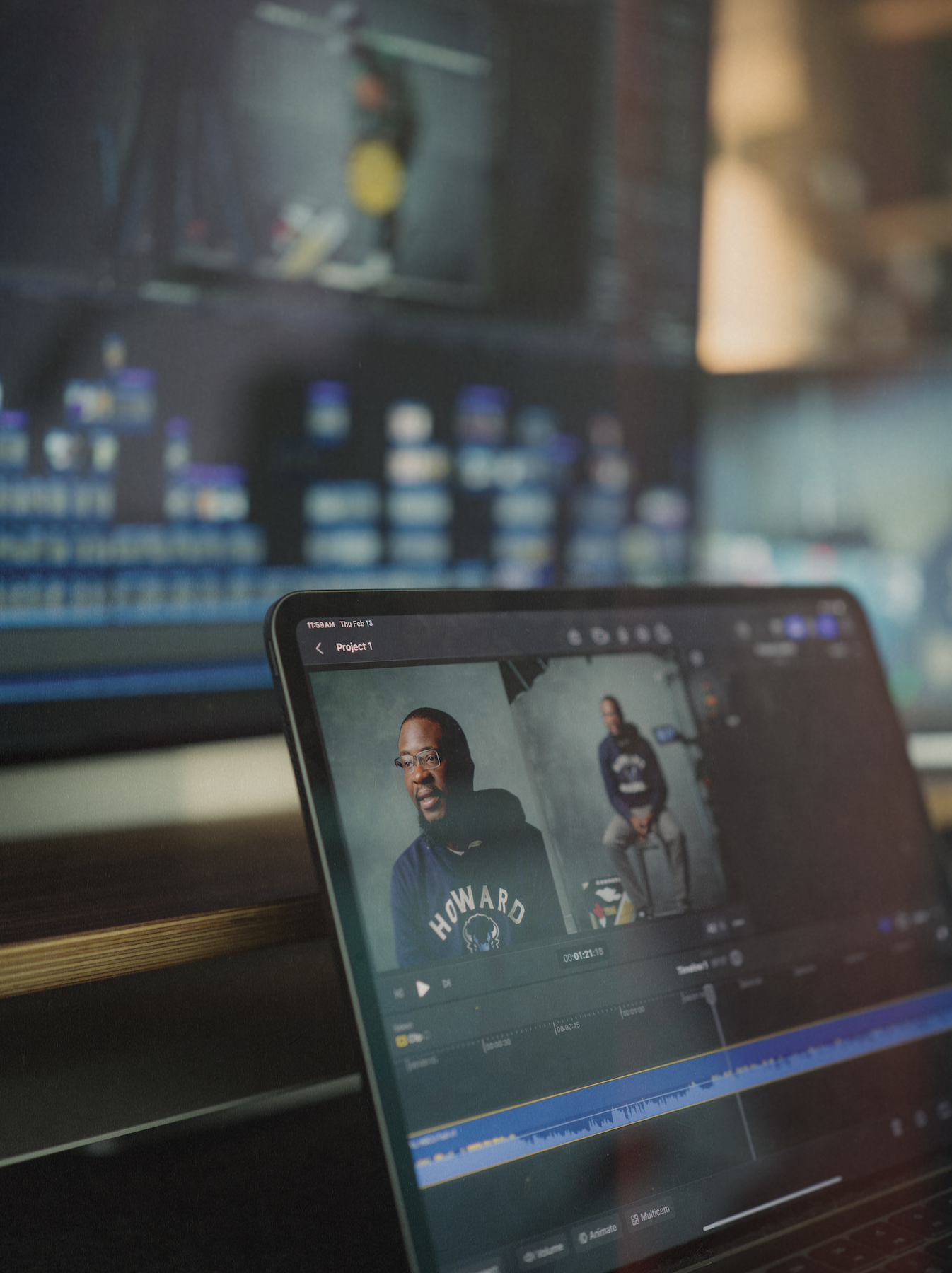 Editing and motion graphics workflow